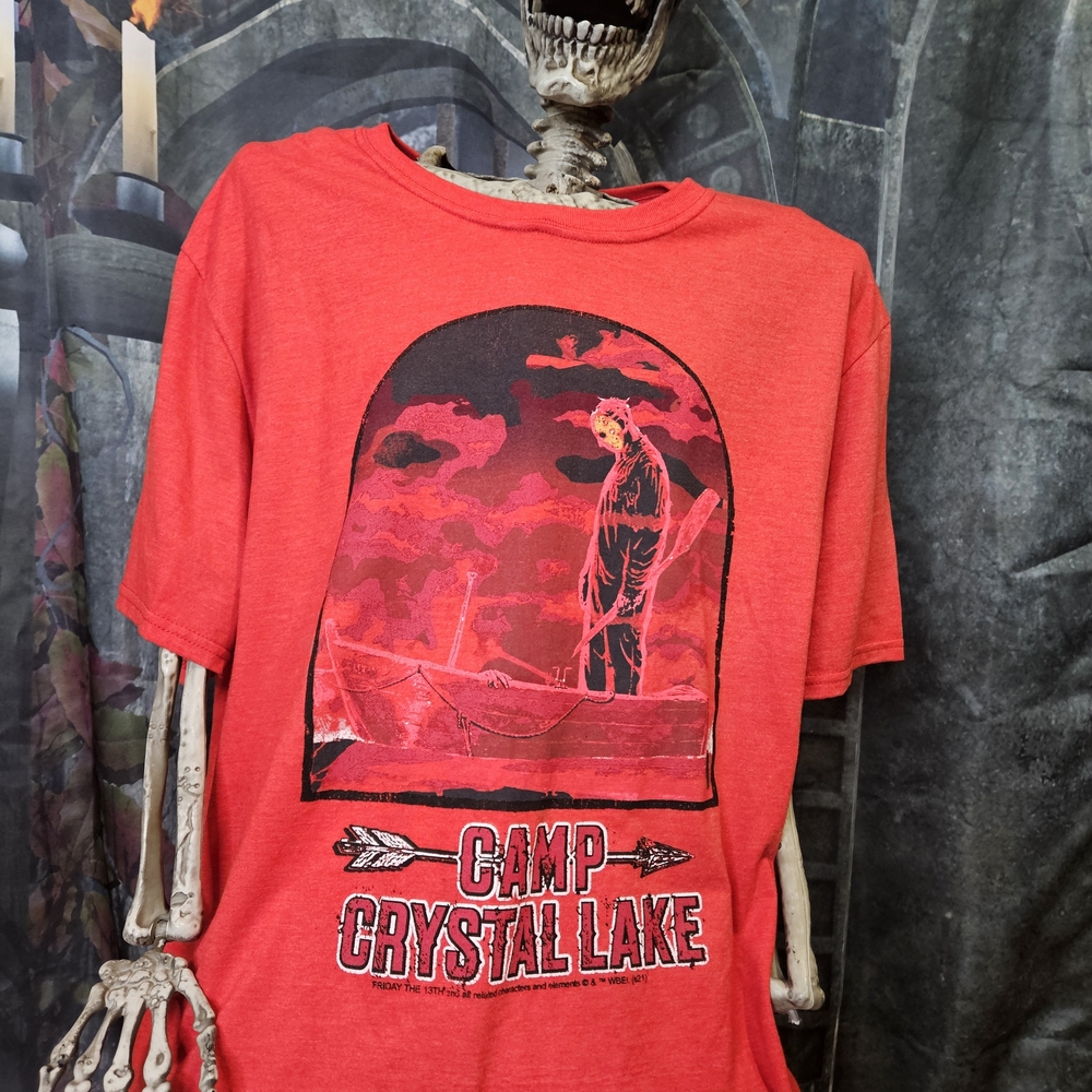 MAD Engine Camp Crystal Lake Red Tee